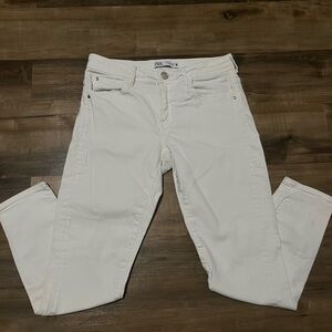 Zara White skinny Jeans